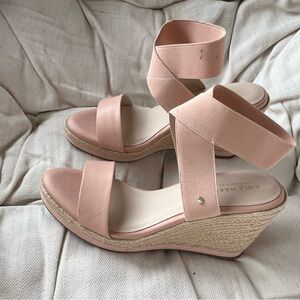 Cole hann Cloudfeel Espadrille Wedge Sandal size 9
